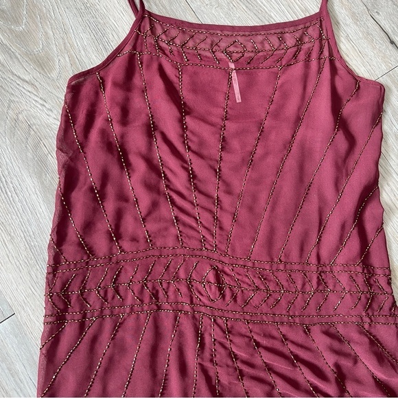 Free People Sheer Beaded Slip​ - Picture 3 of 4